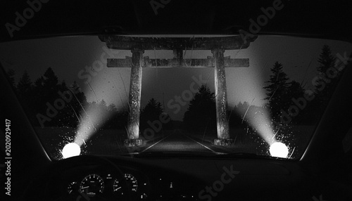 Black and white images for ghost stories and horror