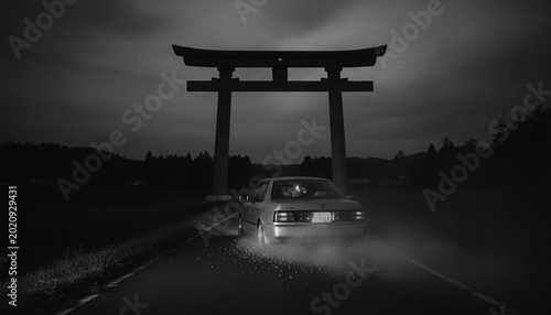 Black and white images for ghost stories and horror