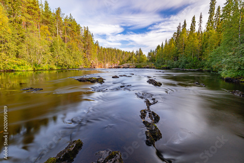 beautiful autumn landscape, Finland