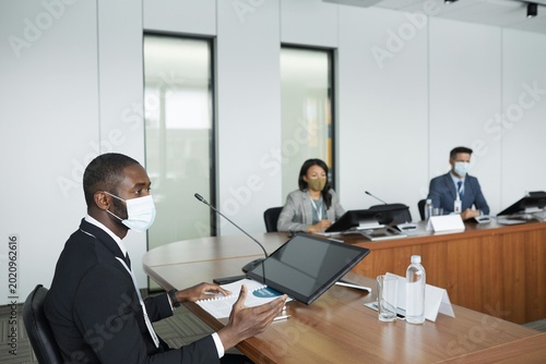 business people working together in office