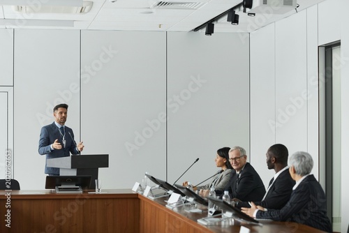 business people working together in office