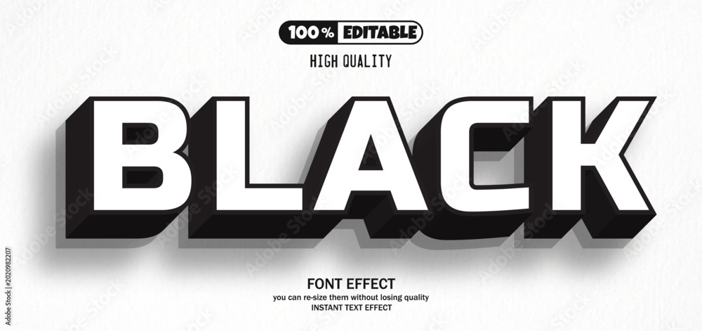 Photos Editable text effect in engraved style