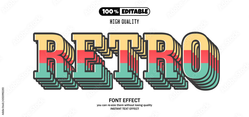 Foto Editable text effect in engraved style