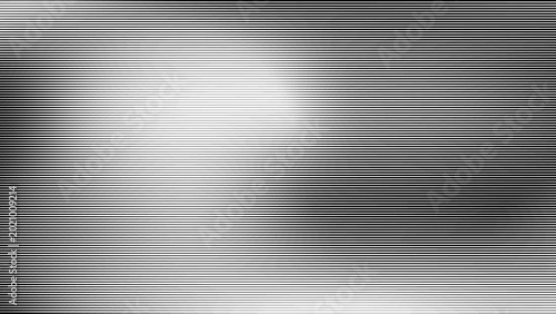 Bilde på lerret Horizontal black and white lines create a dynamic halftone gradient effect in this abstract vector background