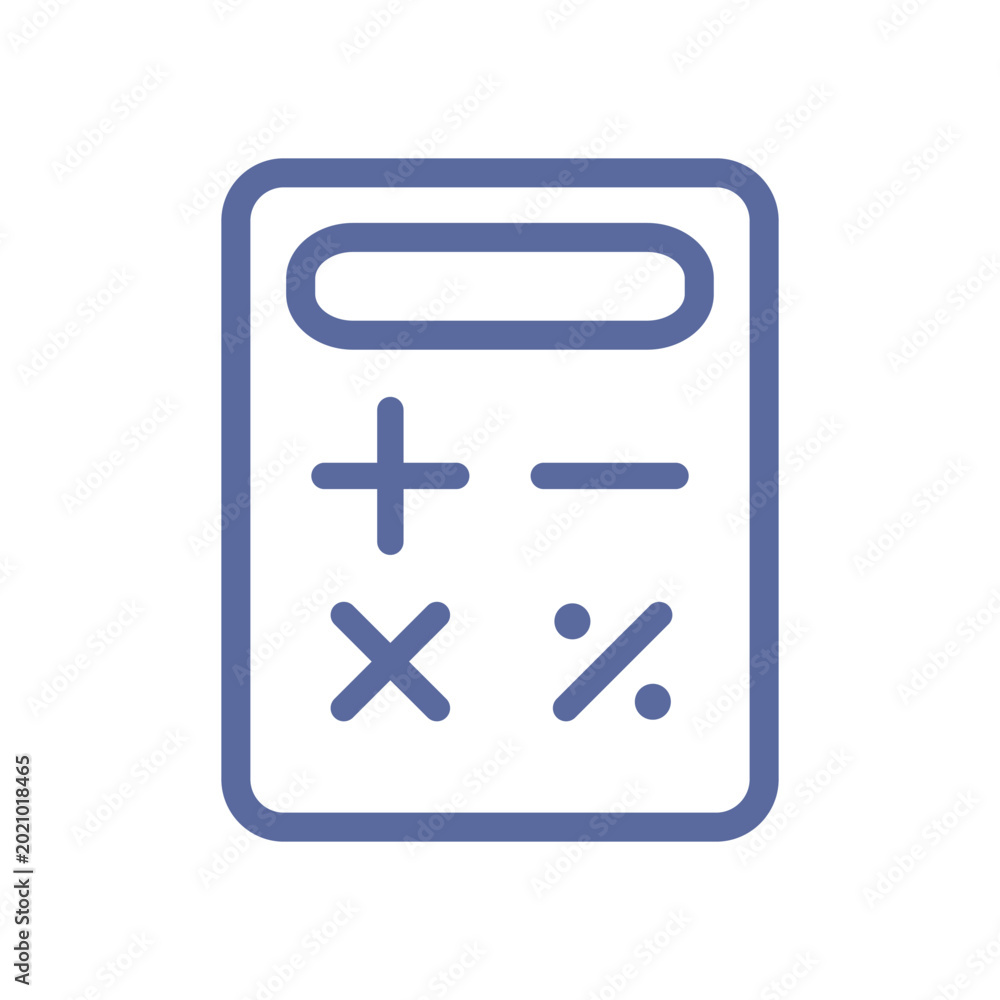 Obraz premium icon calculator