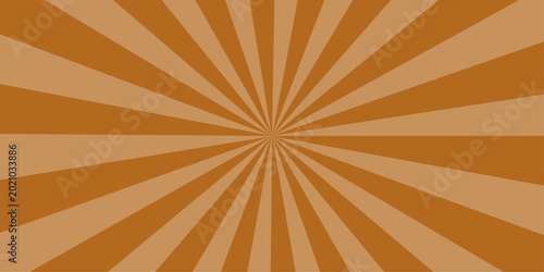 Obraz na płótnie Abstract orange starburst or sunburst design