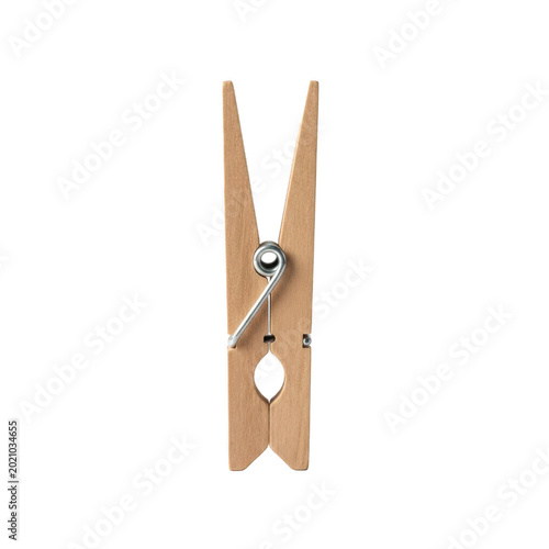Wooden clothespin isolated on transparent background high quality professional detailed modern elegant stylish