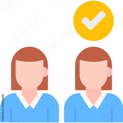 Quadro su tela Selecting Icon
