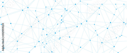 Abstract white blue digital technology futuristic communication high tech concept dots global lines connect network background vectors