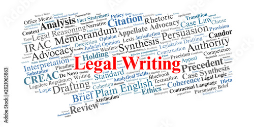 Photos Legal Writing Word Cloud