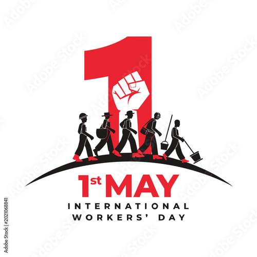 International Workers' Day Minimal Vector Poster