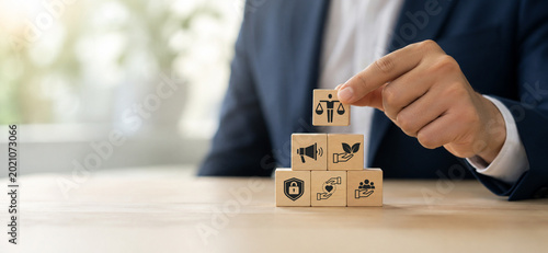 Quadro su tela Marketing Ethics and Trust