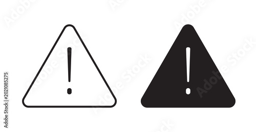 Risk icon. Vector illustration isolated on white.