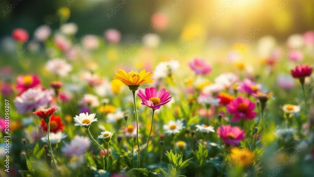 Obraz premium Field of flowers