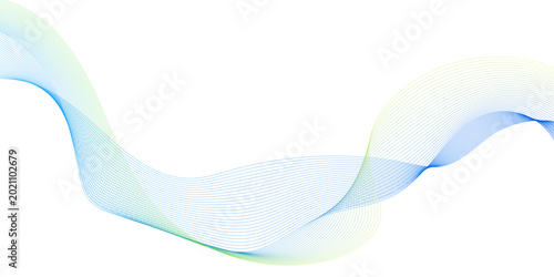 light green or blue wave line background, line stripe energy connection web music and sound, Serene ocean waves gently thin parallel lines in gradien	
green wave  line curve  banner background design.