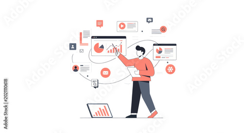 Tableau sur toile Adobe Illustrator Artwork