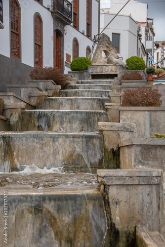 Historic Water Cascades in Firgas, Gran Canaria