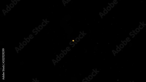 Venus planet and space . 3d Animation