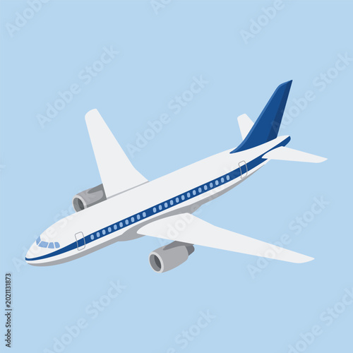Airplane flying in sky