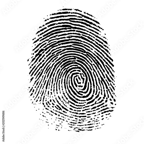 Obraz na plátně Fingerprint Icons PNG, Thumbprint Pattern Transparent Background