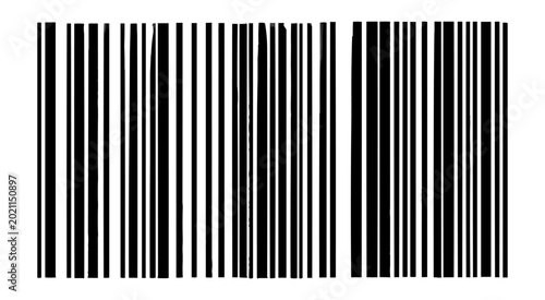 Minimal Barcode PNG, Clean Retail Identification Illustration