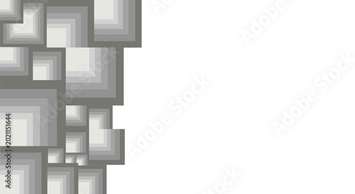 abstract 3d background with cubes white and black combination