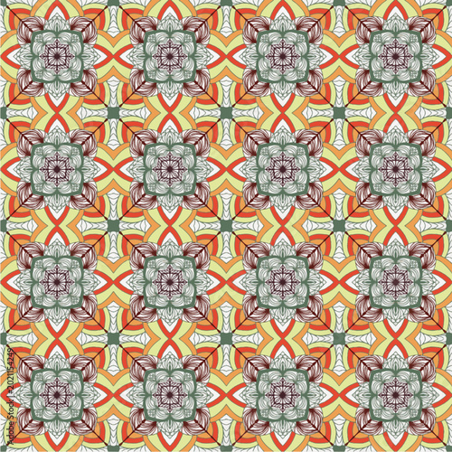 seamless patten ethnic indian backgrond