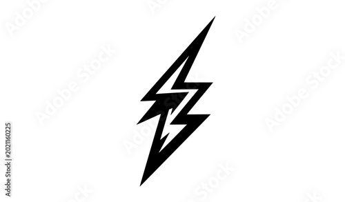 Free Download Lightning bolt icon vector symbol energy illustration - GFXLoad