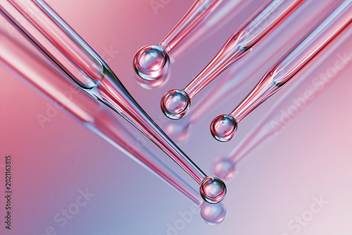 water drops on a glass