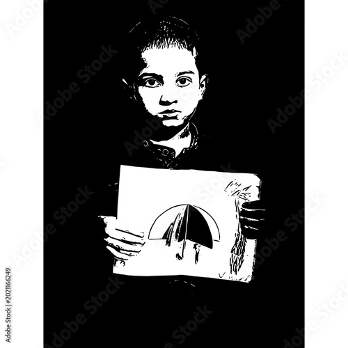 girl in black