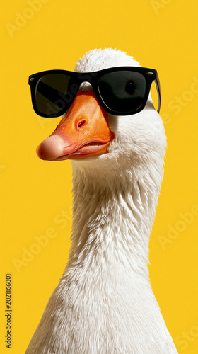 portrait of a goose