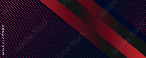 Foto Dark blue background with diagonal blue lines