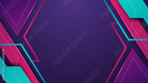 Artistic Stripe Geometric Background With Abstract Texture