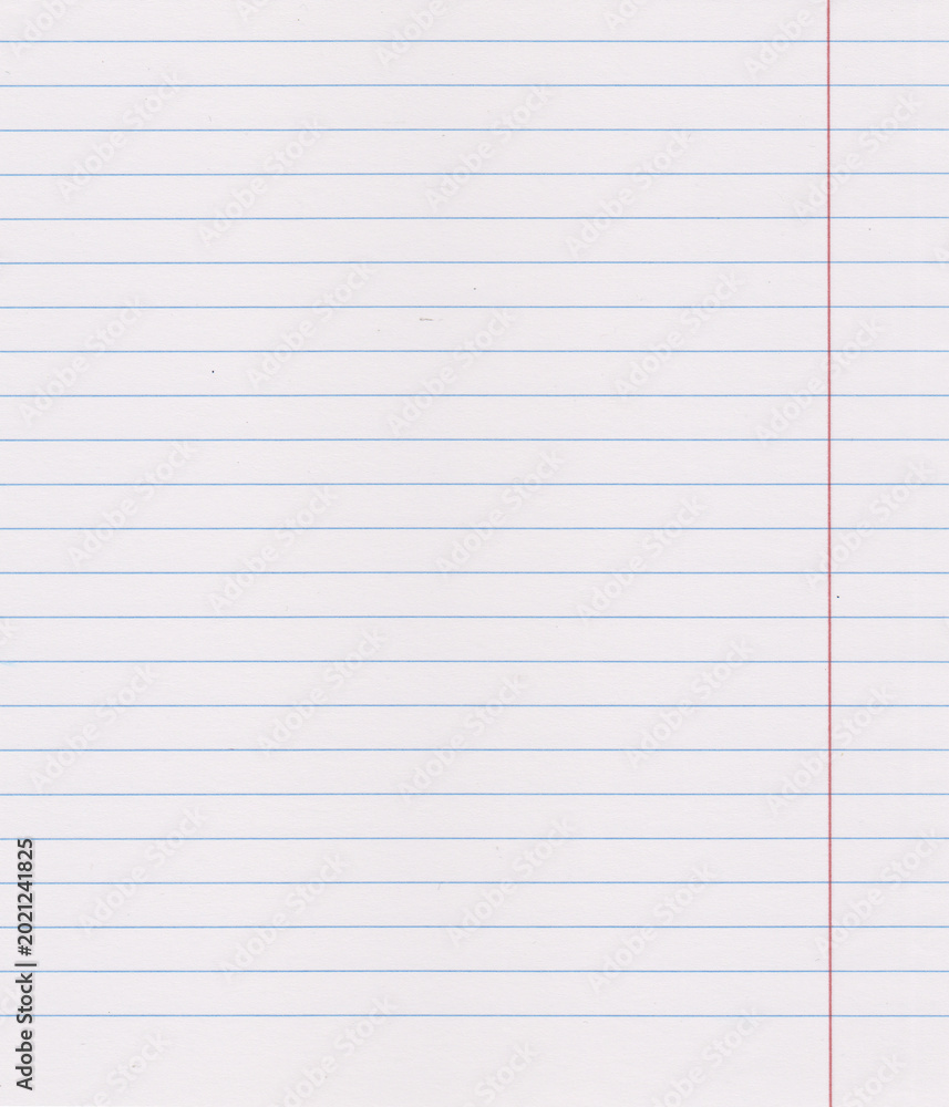 Fototapeta premium lined sheet of paper background