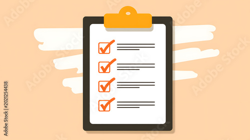 A checklist for implementing policies that includes a standard version and attachment details.