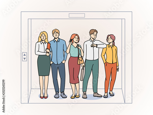 Office Workers Representing Tight Deadlines and Time Management