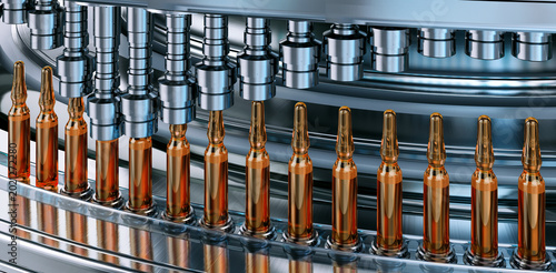 Obraz na płótnie Drug manufacturing process
