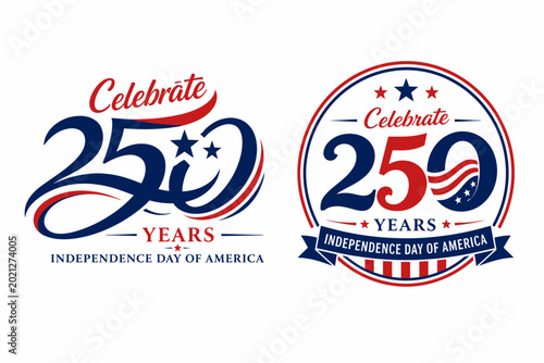 Celebrate 250 years of independence day of america with patriotic