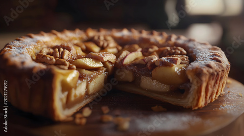 chocolate cake with nuts