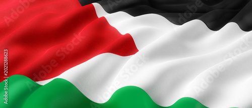 Foto Waving flag of Palestine