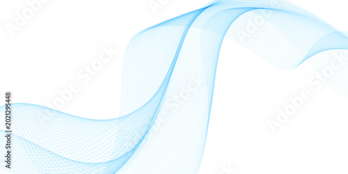 Schilderij op canvas A futuristic blue abstract background featuring a digital wave pattern with flow