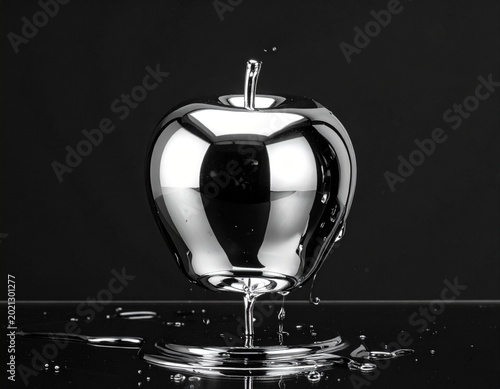 coffee maker on black background