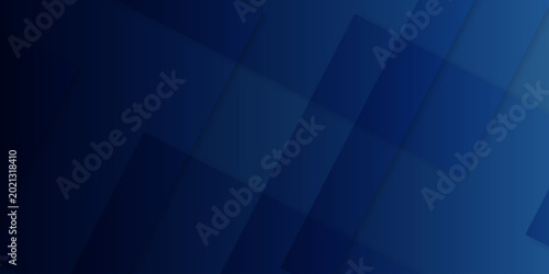 Tableau sur toile Abstract blue color technology concept diamond triangle geometric line background