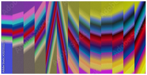 Vibrant abstract gradient wave pattern representing creative energy