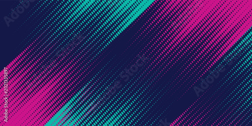 Tableau sur toile Car sticker wrap banner abstract sporty lines pink blue greenish grunge color combination brush storm thunder modern pattern racing motorsport