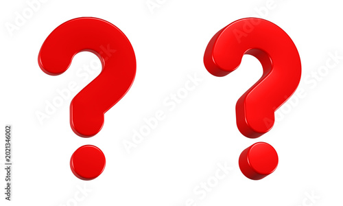 question mark icon 3d rendering