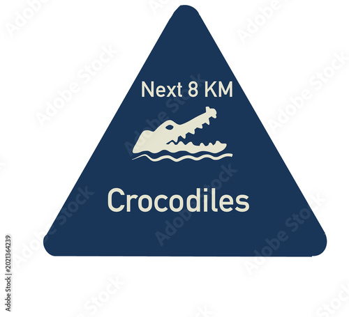 warning sign on a road