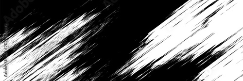 Vector striped pattern, grunge stripe seamless background, black and white brush strokes. grungy stripes. EPS 10