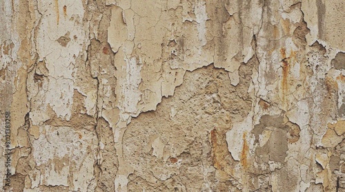 Photos Close-up of old peeling paint surface.