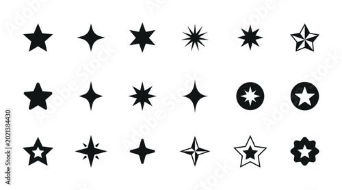 Foto star icon vector